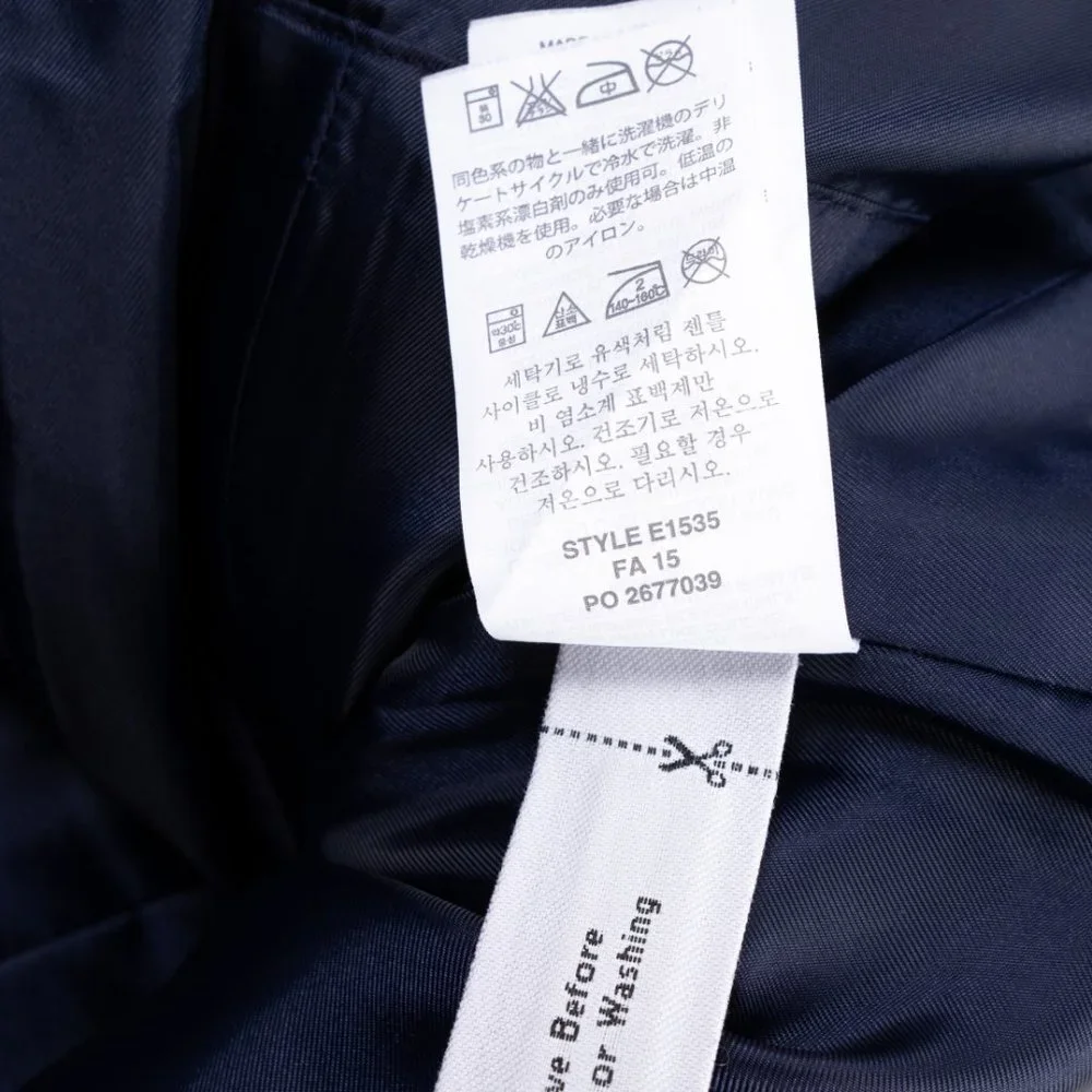 J. CREW Plush navy fleece excursion vest size XS